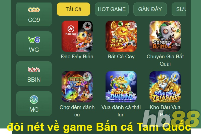 Khám phá đôi nét về game Bắn cá Tam Quốc